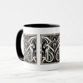 Elegante Kunst, Dichtung und Musik Tasse (Vorderseite Links)