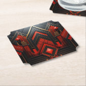 Elegante Kunst, Dichtung und Musik Untersetzer (angewinkelt)