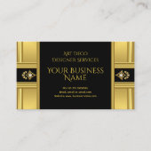 Elegante Kunst, Dichtung und Musik Visitenkarte (Vorderseite)