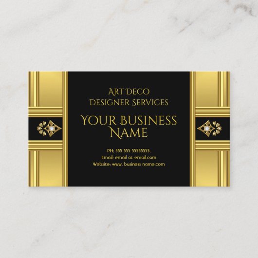 Elegante Kunst, Dichtung und Musik Visitenkarte (Vorderseite)