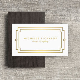 Elegante Kunst, Dichtung und Musik Visitenkarte