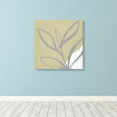 Elegante künstlerische Details Wasserfarben Leinwanddruck (Insitu (Holzboden))