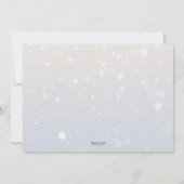 Elegante künstlerische Erwachsenenbildung Winter G Einladung (Rückseite)