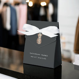 Elegante Kupfer-Ananas Geschenkschachtel