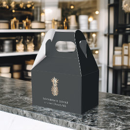 Elegante Kupfer-Ananas | PERSONALISIERTE BOUTIQUE Geschenkschachtel