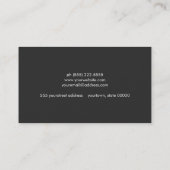 Elegante Kupfergrenze, Kunstschmuck, Salon Visitenkarte (Rückseite)