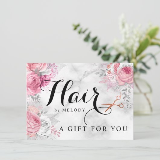 Elegante Kupferschere aus Rose (Stehend Vorderseite)