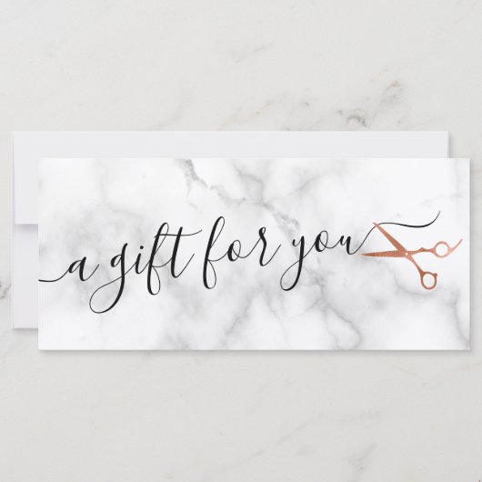 Elegante Kupferschere aus Rose (Vorderseite)