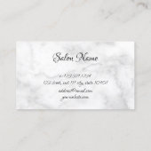 Elegante Kupferschere aus Rose Visitenkarte (Rückseite)