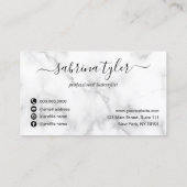 Elegante Kupferschere aus Rose Visitenkarte (Rückseite)