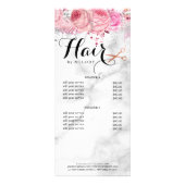 Elegante Kupferschere aus Rose Werbekarte (Hinten)