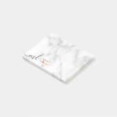 Elegante Kupferschere-Rose Post-it Klebezettel (angewinkelt)