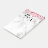 Elegante Kupferschere-Rose Post-it Klebezettel (angewinkelt)