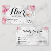 Elegante Kupferschere-Rose Treuekarte (Vorne/Hinten)