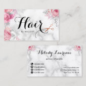 Elegante Kupferschere-Rose Visitenkarte (Vorne/Hinten)