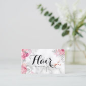 Elegante Kupferschere-Rose Visitenkarte (Stehend Vorderseite)