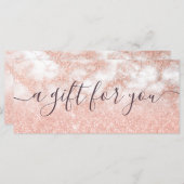 Elegante Kupferschminke-Rose Gold Glitzer Makeup-K (Vorne/Hinten)