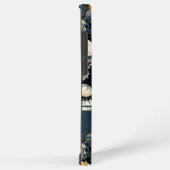 Elegante Kürbis und Blume fallen Muster Samsung Galaxy Hülle (Rechte Seite)