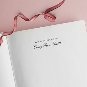 Elegante kursiven Klassiker Dieses Buch gehört zu Permastempel