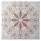 Elegante Lace Floral Keramik Tile Fliese (Vorderseite)
