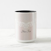 Elegante Lace Floral Tasse (Zentrum)
