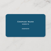 Elegante Lace Wedding Dress aquamarin Business Car Visitenkarte (Rückseite)