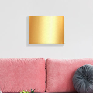 Elegante Laden Sie Ihr Foto auf goldenem Hintergru Leinwanddruck