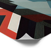 Elegante Lady Art Deco Liebhaber Poster (Ecke)