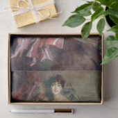 Elegante Lady in einem rosa Kleid (von Giovanni Bo Seidenpapier (Geschenk)