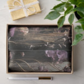 Elegante Lady Portrait Lila Parasol verzaubert Seidenpapier (Geschenk)