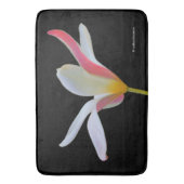 Elegante Lady Tulip White Pink Blume Badematte (Vorderseite Vertikal)
