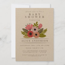 Elegante Ladys Bouquet Personalisiert Babydusche