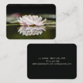 Elegante Landschaft Lotus Blume Visitenkarte (Vorne/Hinten)