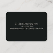 Elegante Landschaft Lotus Blume Visitenkarte (Rückseite)