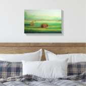 Elegante Landschaft mit sanften Hügeln Leinwanddruck (Insitu (Schlafzimmer))