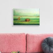 Elegante Landschaft mit sanften Hügeln Leinwanddruck (Insitu (Wohnzimmer))