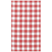 Elegante Landschaft Picnic White Red Checkered Tischdecke (Vorderseite)