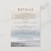 Elegante Landschaftliche Abstrakte Landschaft Wint Begleitkarte (Vorderseite)