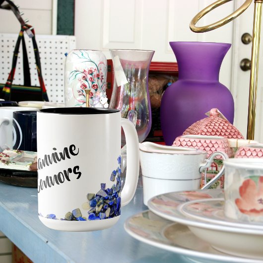 Elegante Lapis Lazuli Gemstone Kristalle Tasse