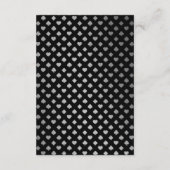 Elegante Las Vegas Hochzeit in Urlaubsort Detail Begleitkarte (Rückseite)