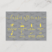 Elegante Lashes Visitenkarte (Vorderseite)