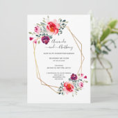 Elegante lässige, informelle minimalistische Einla Einladung (Stehend Vorderseite)