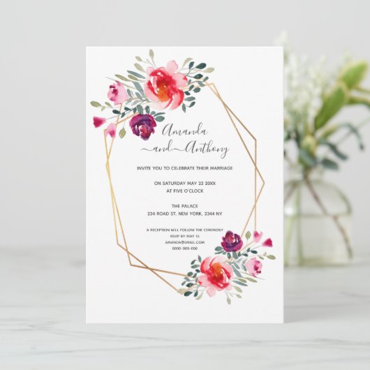 Elegante lässige, informelle minimalistische Einla Einladung (Stehend Vorderseite)