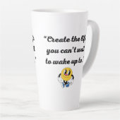 Elegante Latte Art Tasse (Rechte Ecke)