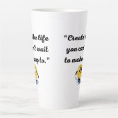 Elegante Latte Art Tasse (Vorderseite)