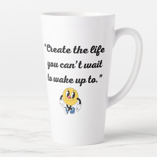 Elegante Latte Art Tasse (Rechts)