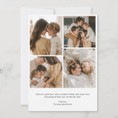 Elegante Laurels Arch Foto Einladung (Rückseite)