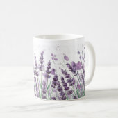 Elegante Lavane Blume Tasse (VorderseiteRechts)