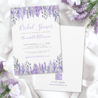 Elegante Lavendel-Blumen-Brautparty
