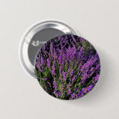 Elegante Lavendel-Brosche Button (Vorne & Hinten)